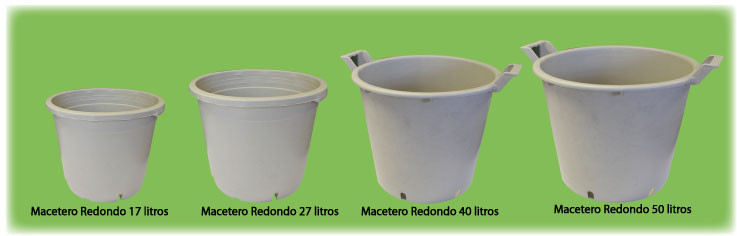 Macetas Redondas